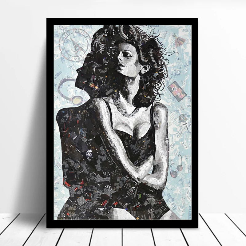 Fezrgea 5D DIY Diamond Embroidery Fashion Woman Portraits Full Square