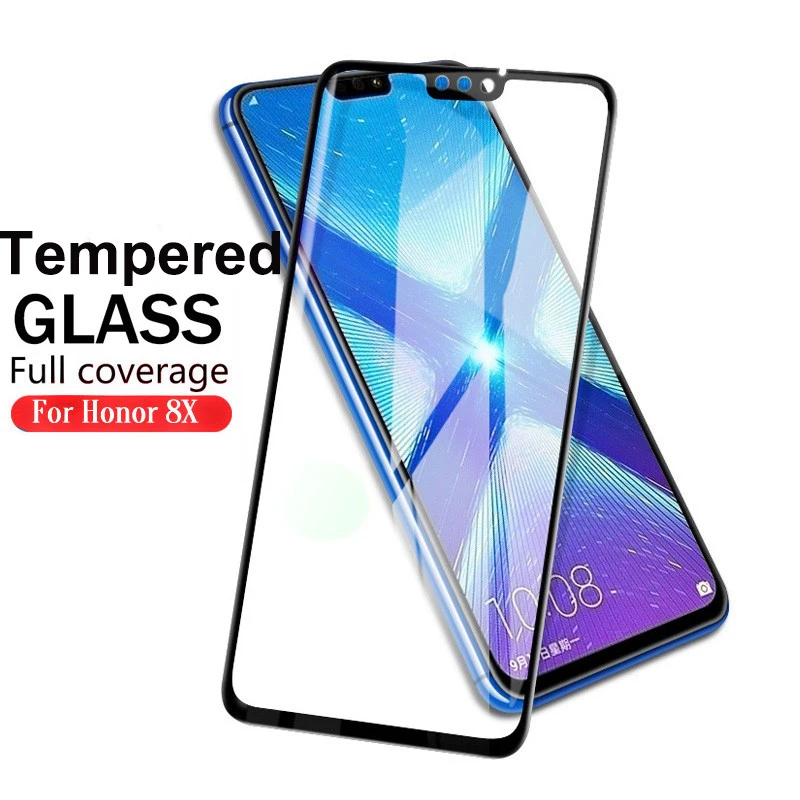 

Full Cover Screen Protector For Huawei Honor 8X 10 8 9 Lite Tempered Glass For HUAWEI 8 X 10Lite 9Lite 9 10 Protective Film