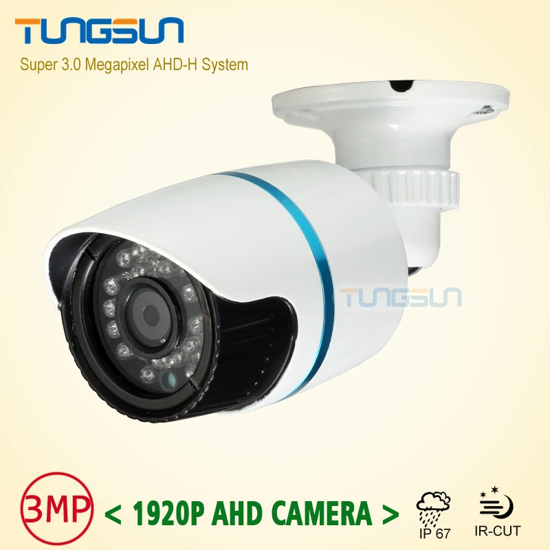 

Super HD 3MP Super IMX 322 Security AHD Camera Outdoor White Metal Bullet ahdh system 1920P CCTV Security Surveillance Camera