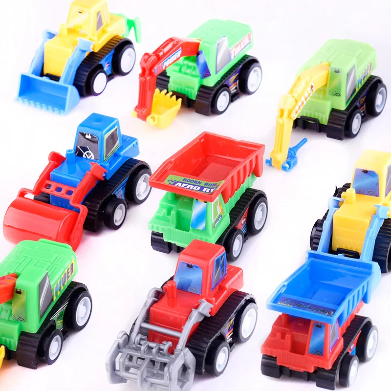 Строительная машина 9 видов стилей мини пластиковые инженерные автомобили подарок для детей мальчик дети