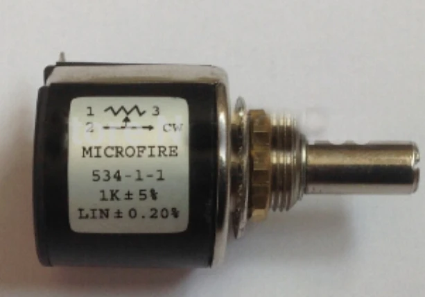 Potentiometer Microfire 534-1-1 1k 6mm Shaft / Sunstar Embroidery ...