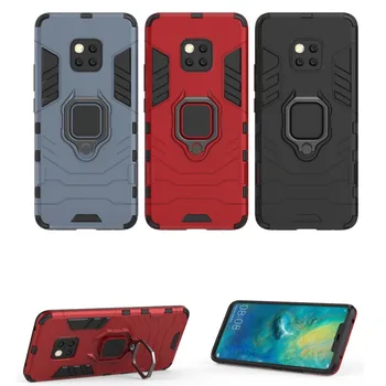 

Ring Car Holder Phone Case For Huawei Mate20 Mate 20 Pro 20X Hybrid 2 in 1 Armor Shockproof Case Cover For Huawei Mate20 Lite