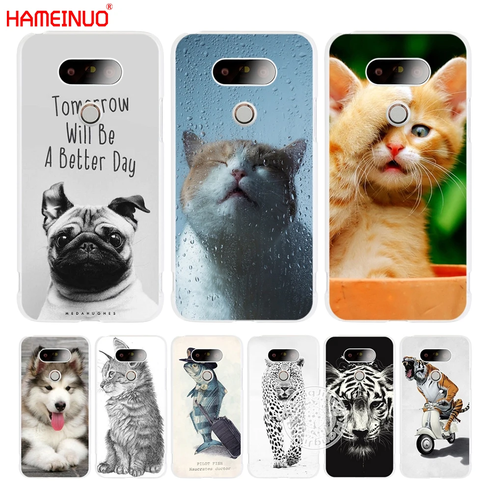 HAMEINUO чехол для телефона с изображением собаки и Тигра LG G6 G5 K10 K7 K4 Spirit magna|cover for lg|phone