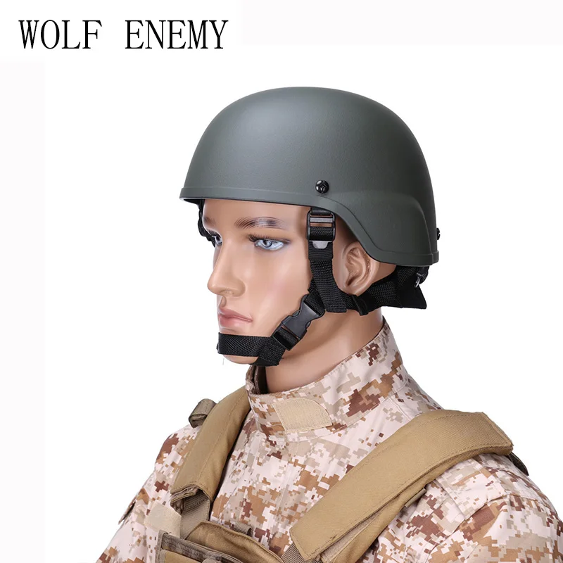 Men Military Airsoft Combat Helmet Wargame Plastic ABS ACH MICH 2000