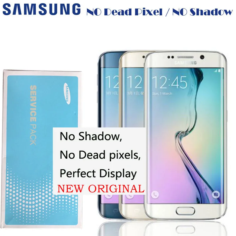 5,1 ''ЖК-дисплей S для SAMSUNG Galaxy s6 edge G925 G925A G925F G925I, сенсорный экран, дигитайзер