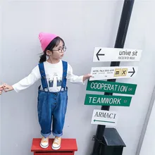 Джинсовый комбинезон для девочек, осенние детские джинсовые штаны для девочек 2-7 лет