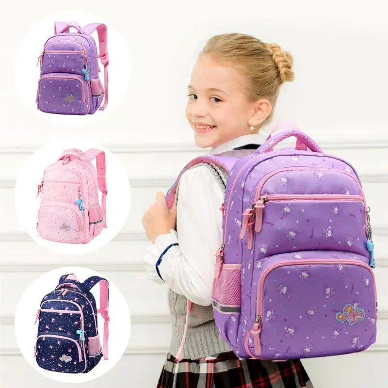 

Vbiger 35L Kids School Backpack Stylish Printing Girls School Shoulders Bag Waterproof Casual Outdoor Travel Bag for Children