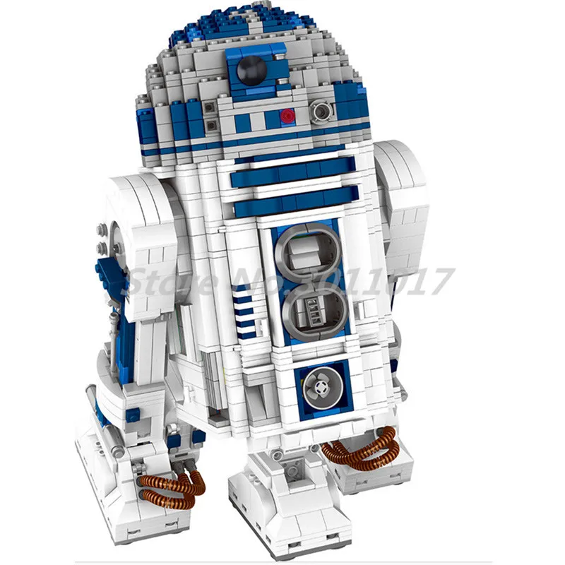 

Stacking Blocks Star Series The R2 Robot Set D2 Building Blocks Educational Wars Toys For Children Gifts