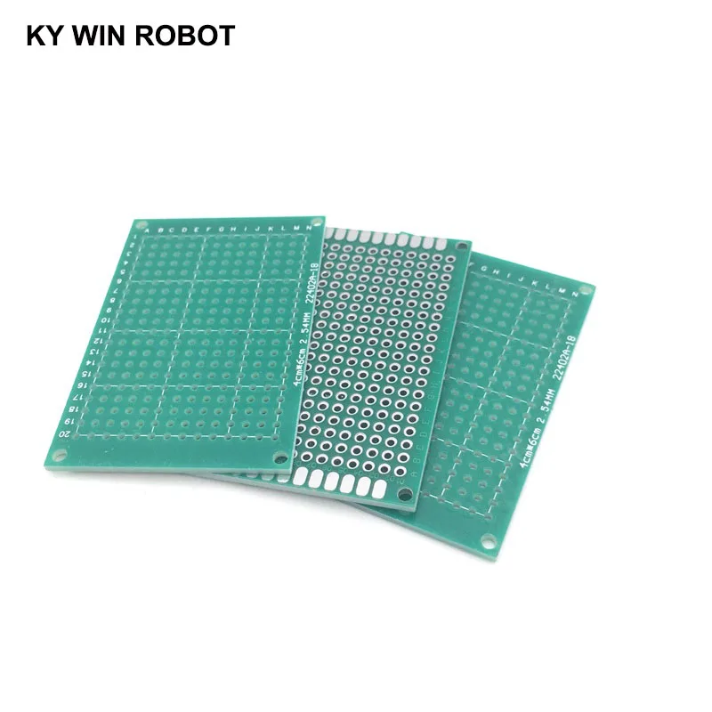 Arduino에 대 한 5pcs 4x6cm 40x60mm 단일 측면 프로토 타입 PCB 범용 인쇄 회로 기판 Protoboard