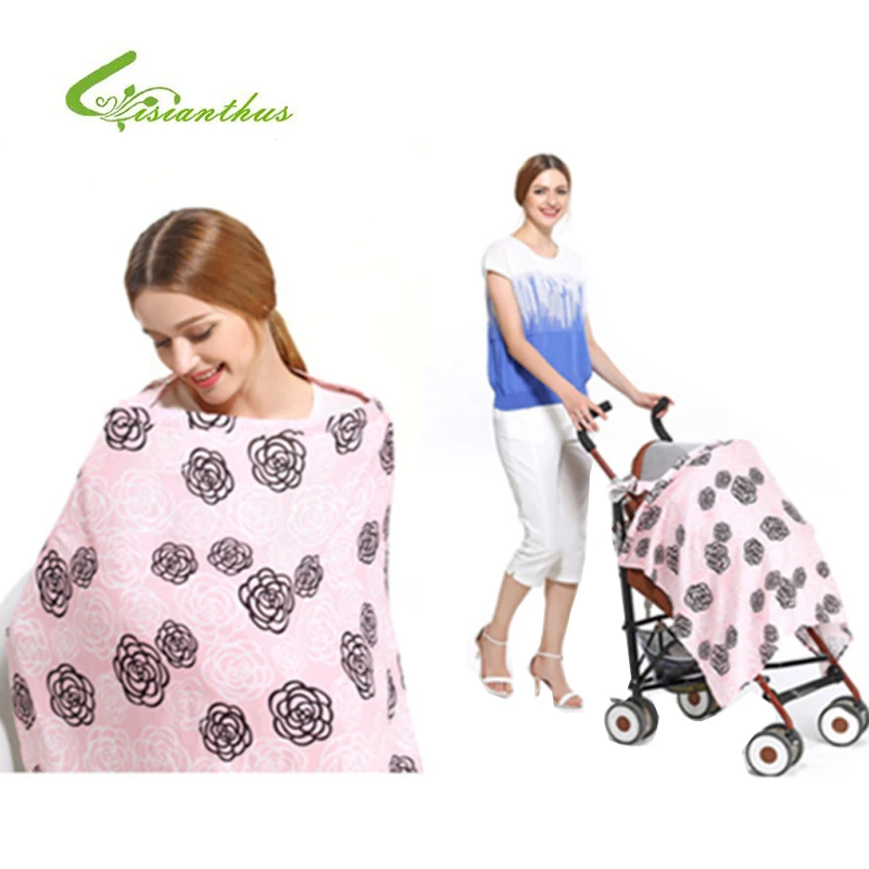 Хлопковая муслиновая накидка для кормления грудью 11 цветов| |