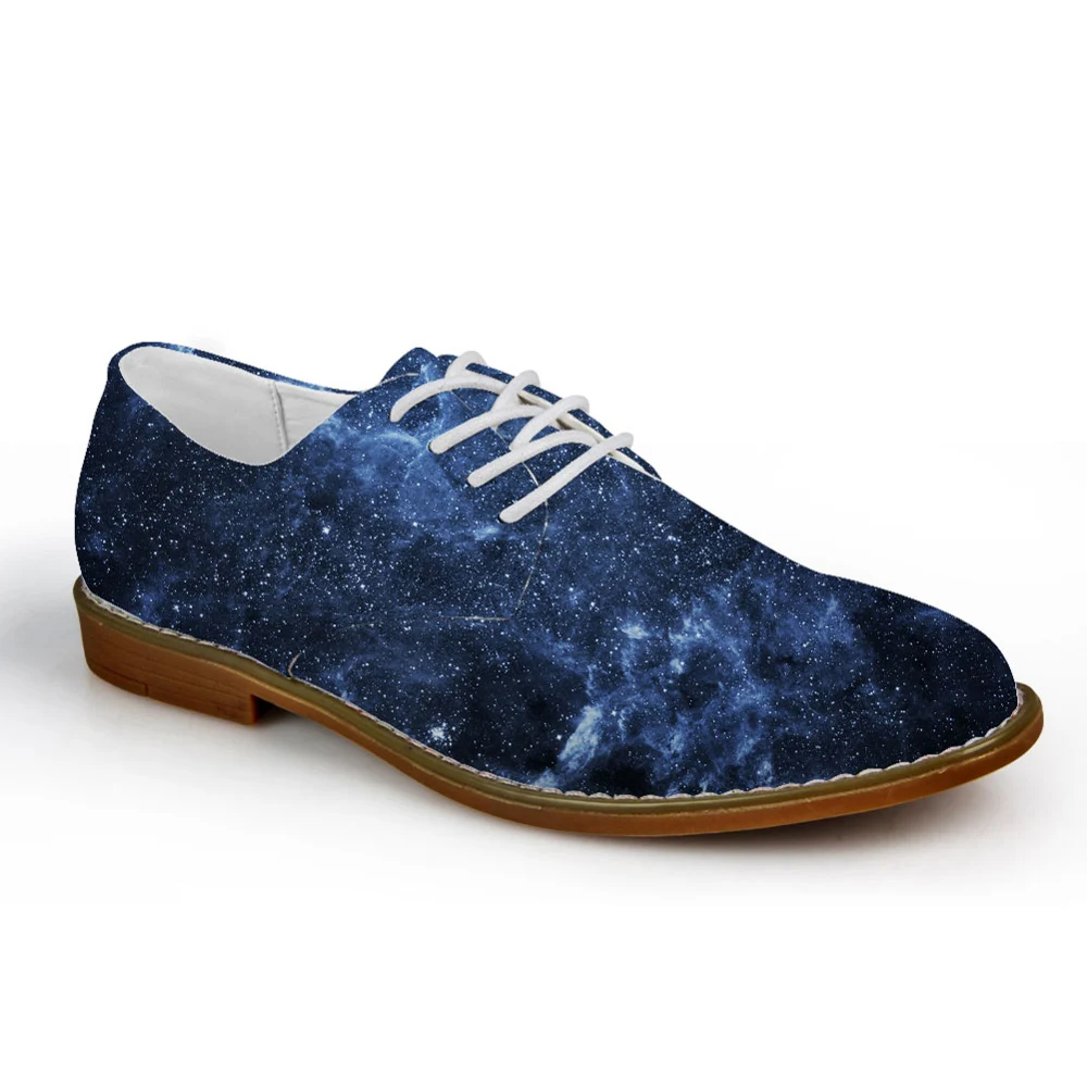 Galaxy 3d C4312ce Pour Dentelle ca5185ce Oxford up 2018 Noisydesigns Cuir cc4105ce c4314ce Affiches Décontractée Star Chaussures Richelieus Hommes Space Mode En Appartements UqqZRP0Yw