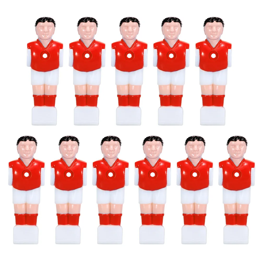

11Pcs Table Football Machine Doll Soccer Games Mini Doll 15.8mm Caliber Soccer Tables Doll Athlete Foosball Player Entertainment