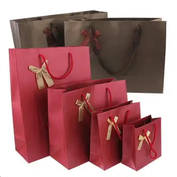 

10PCS High Quality Thicken Paper Gift Bags Birthday Gift Packaging Bag Wedding Party Candy Gift Bags Party Supplies