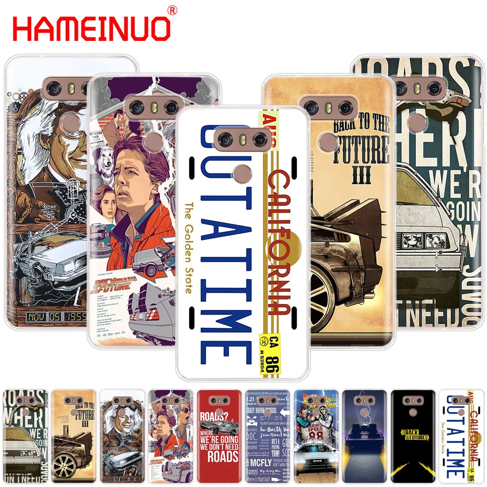 

HAMEINUO Back to the Future case phone cover for LG G7 Q6 G6 MINI G5 K10 K4 K8 2017 2016 X POWER 2 V20 V30 2018