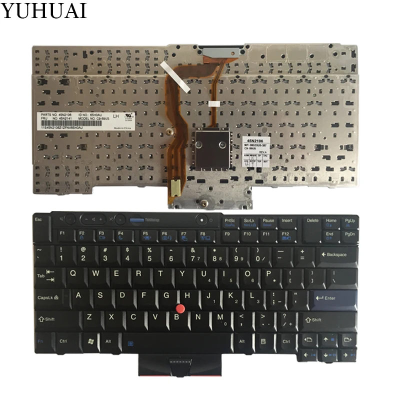 

For Lenovo ThinkPad laptop keyboard T400S T410S T410 T410I T510 W510 T420 T420S W520 W510 X220T X220s X220i US