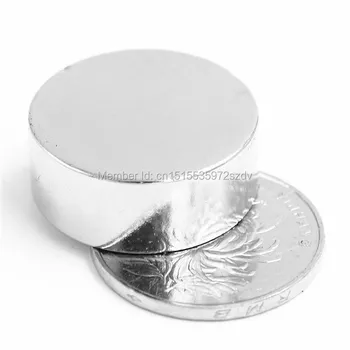 

10pcs Strong Round Dia 25mm x 15mm N35 Rare Earth Neodymium Magnet Art Craft Fridge 25x15mm