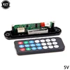 1 шт. блок питания Micro USB TF радио DC 5 в 12 В MP3 декодер плата 5 в аудио плеер модуль для автомобиля музыкальный mp3 динамик ► Фото 2/6