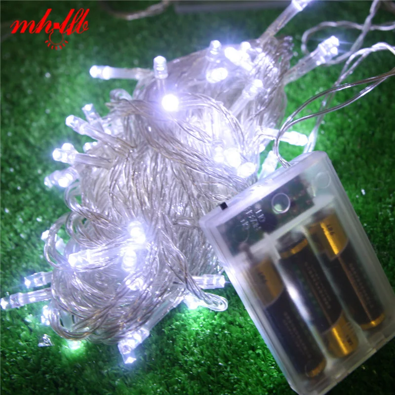 2.5/5M LED String Lights Battery New Year Christmas Tree Light Fairy Wedding Room Garden Home Indoor Outdoor Lighting Decoration цена 2.5/5M LED String Lights Battery New Year Christmas Tree Light Fairy Wedding Room Garden Home Indoor Outdoor Lighting Decoration цены онлайн
