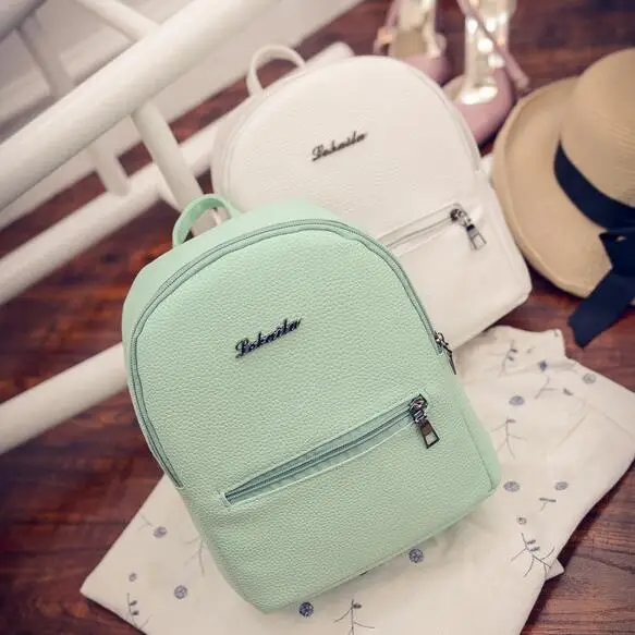  Free shipping Sweet College Wind Mini Shoulder Bag High quality PU leather Fashion girl candy color - 32750027389