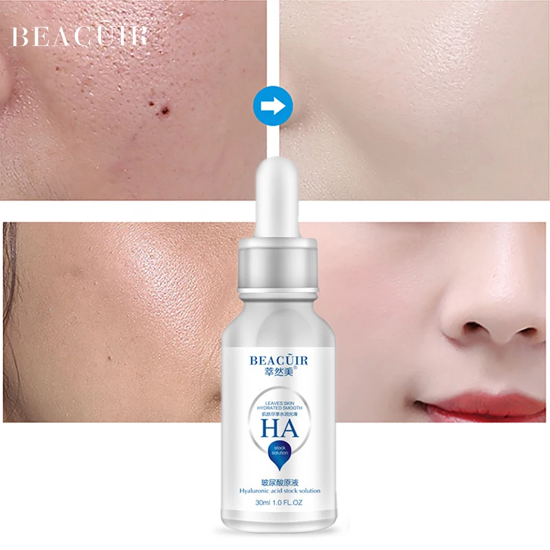 

BEACUIR HA Hyaluronic Acid Face Serum Anti Wrinkle Amoule Bright Collage Plant Essence Whitening Moisturizing Liquid Skin Care