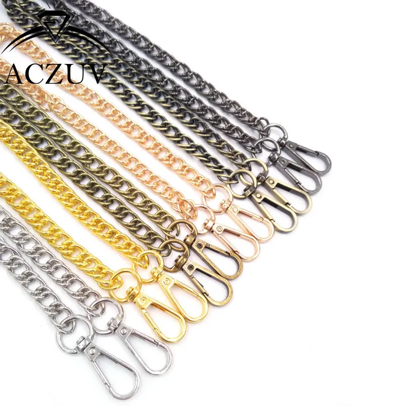 

20piece 40cm to 140cm Encryption Chain Double Claw Clasps Lobster Hooks Long Shoulder Bag Purse Chain Findings Accessories