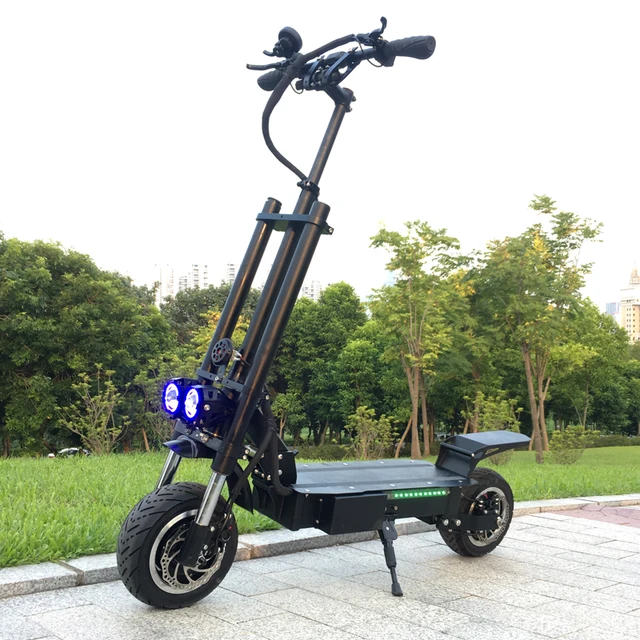 FLJ Новый электрический скутер 11 дюймов с 60 в/3200 Вт двигатель сильная мощность fat tire Быстрая зарядка E скутер взрослые kick складные самокаты
