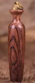 Уникальный флакон из черного дерева с латунная ложка, кальян - Цвет: 07