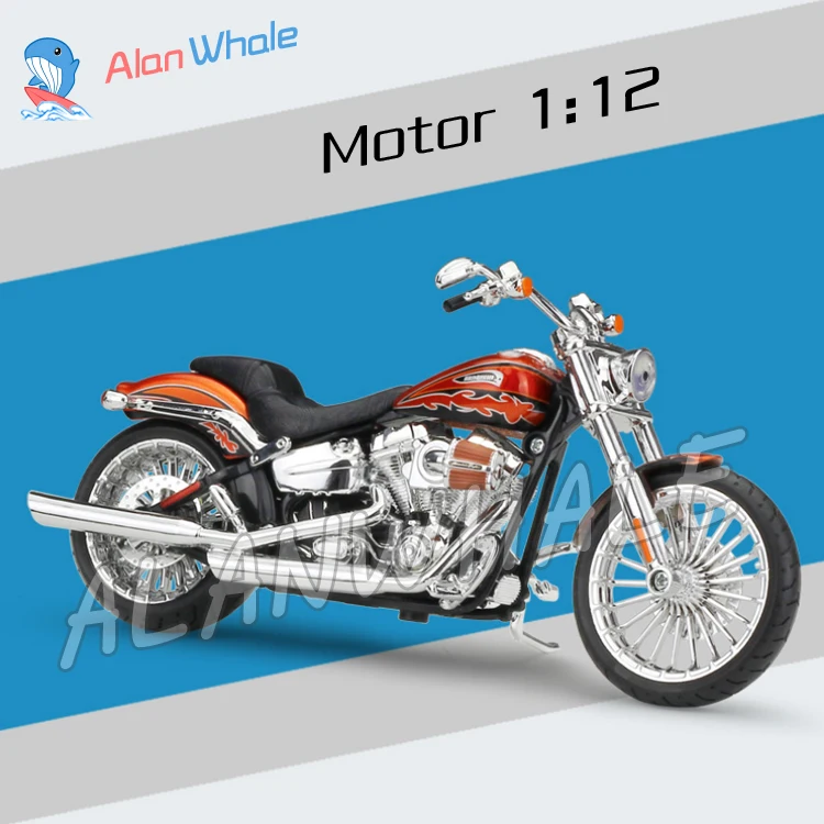 

1:12 Scale Harley 2014 CVO BREAKOUT Metal Diecast Model Motorcycle Motorbike Racing Cars Toys Boys Vehicle Moto GP Collection