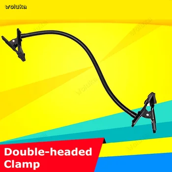 

Double-headed large Iron Clamp Magic Pipe connection multi-function flat nozzle reflector Clamp Studio Accessories CD50 T11