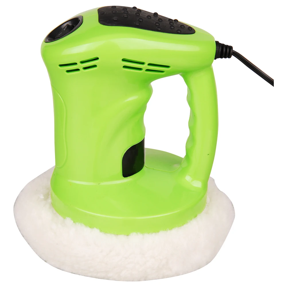 Auto Scraping Electric 12V 80W Professional Polishing Machine Waxing Tools Dual Action Car Paint Wax Polisher Surface Vehicle - Цвет: Green