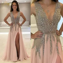 BeryLove Chamapgne, длинное блестящее вечернее платье,, короткое платье, официальное вечернее платье, платье для выпускного, для особых случаев, с открытой спиной, милое платье