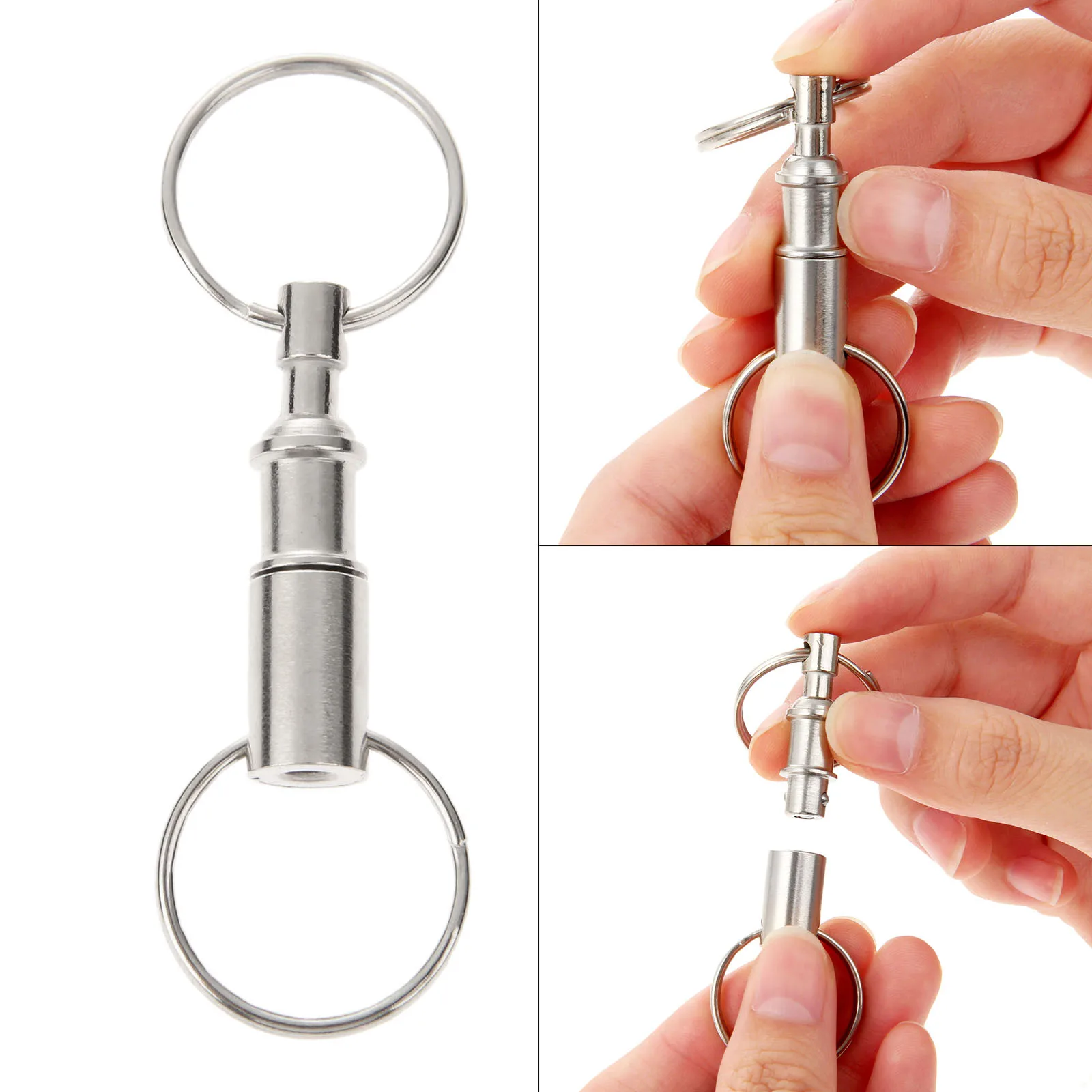 Buy 1pc Quick Release Key Chain Pull Apart Key