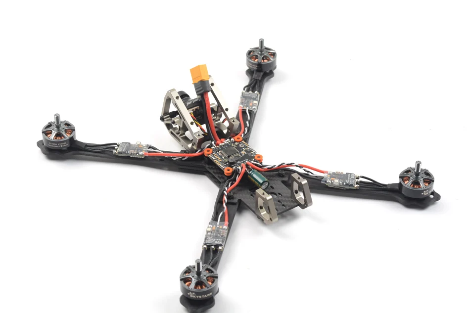 Skystars Betaflight F4 контроллера полета OSD интегрированный PDB 50A на возраст от 2 до 6 лет с Blheli32 бит Brushless ESC с/светодиодный