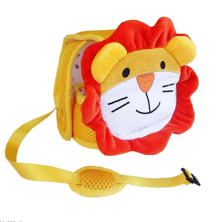 Нарисованный шлем регулируемая крышка Bee Elephant Lion Rabbit Bear Защитная шапка для детей