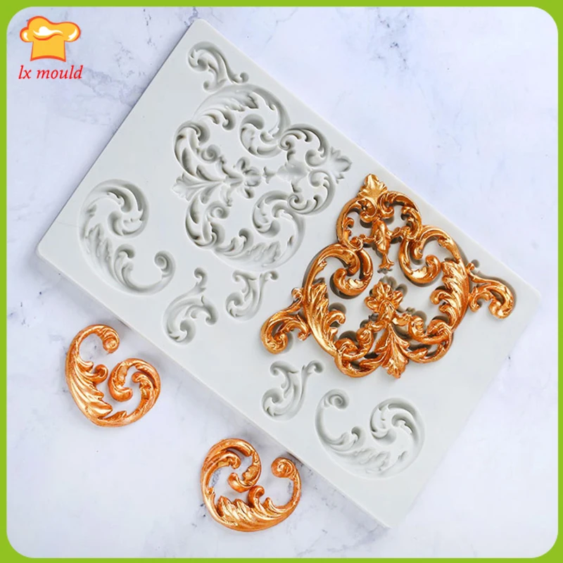 

Classical Lace Mold Textured Tool European Style Mould Silicone