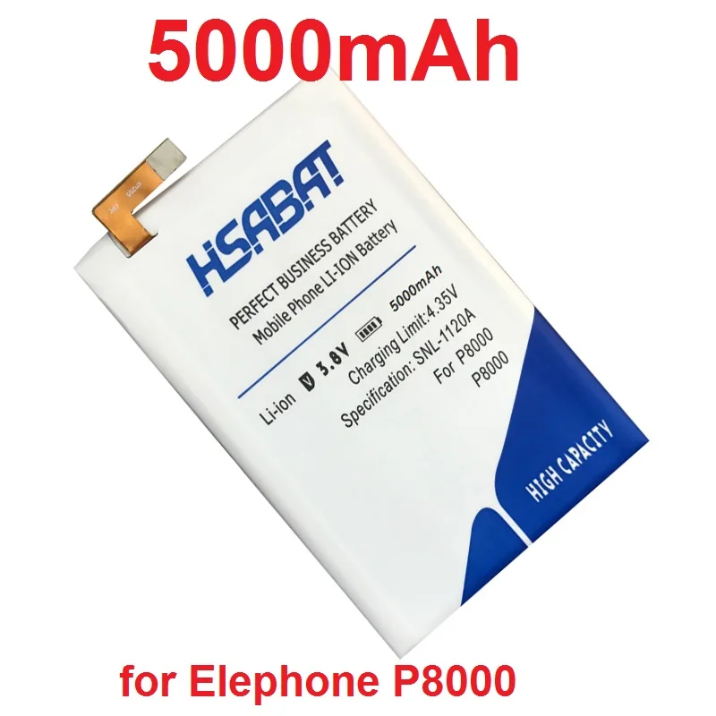 imágenes para HSABAT 100% Nuevo de Mayor Capacidad 5000 mAh Batería para Elephone P8000 Baterías envío libre imágenes para HSABAT 100% Nuevo de Mayor Capacidad 5000 mAh Batería para Elephone P8000 Baterías envío libre