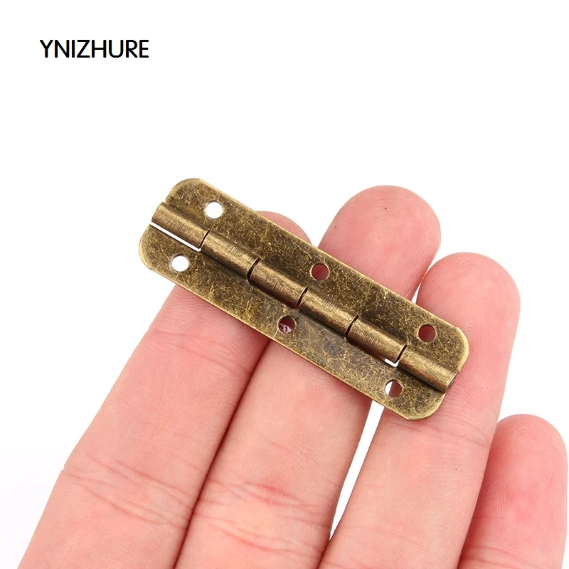 50 шт. деревянные петли с 6 отверстиями х15 мм|furniture hinges|hinges for jewelry boxeshinges blum |