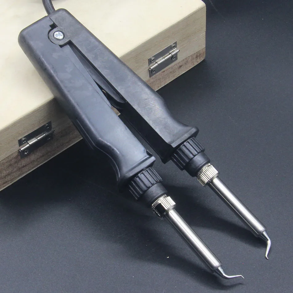 Baratos Accesorios de estación de soldadura alicates de calefacción mango 7 pin para GORDAK 902 ESD SMD pinzas de soldadura
