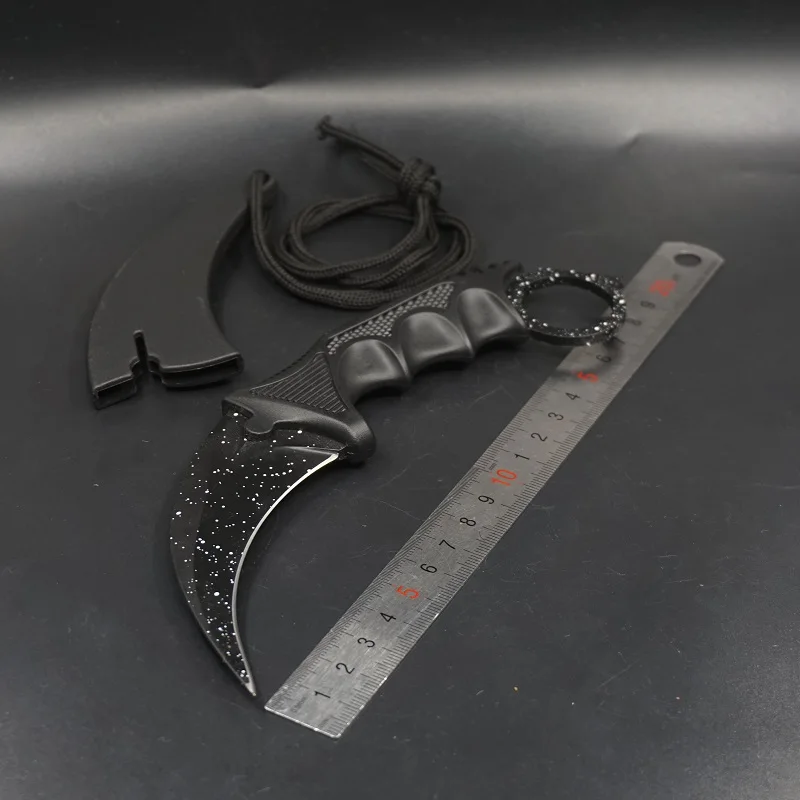 Cs go Karambit нож для походов, походов, охоты, нож с фиксированным лезвием, для выживания, для тренировок, тактические когтевые ножи, для повседневного использования, многофункциональные инструменты