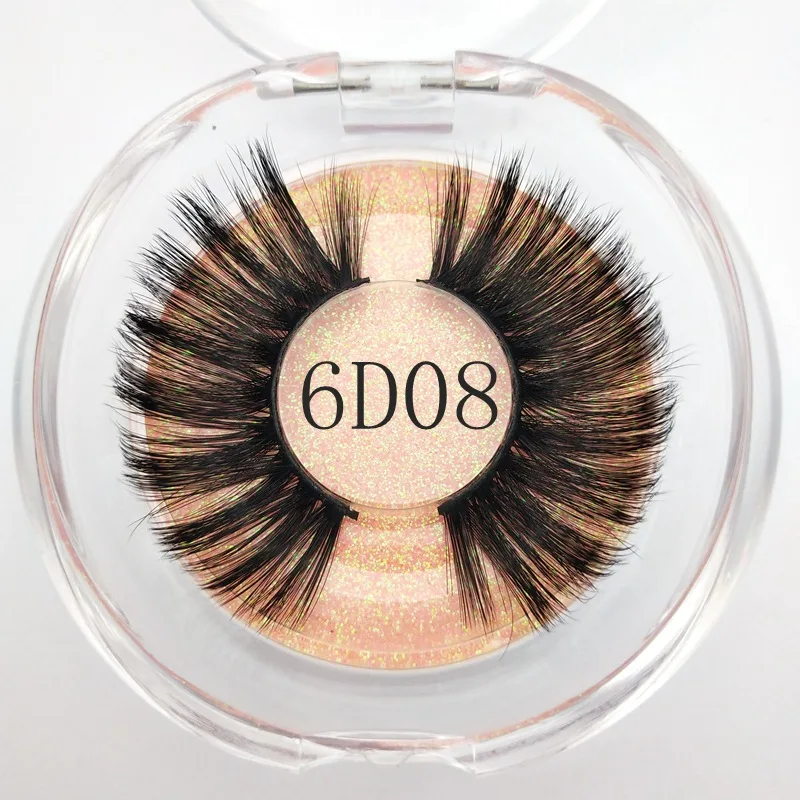 

Buzzme 6D08 25mm 1 pair faux mink lashes 6D faux mink eyelashes natural long false eyelash