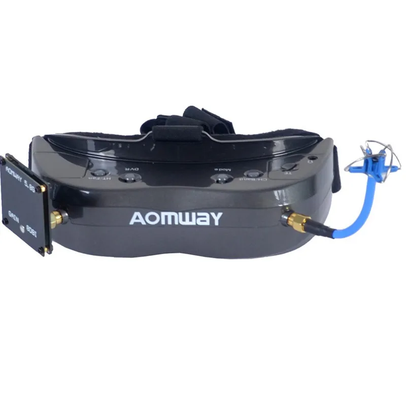 

Aomway Commander Goggles V2 3D 5.8G 64Ch 1080P 800X600 SVGA FPV Video Headset Support HDMI DVR FOV 45 For RC Model
