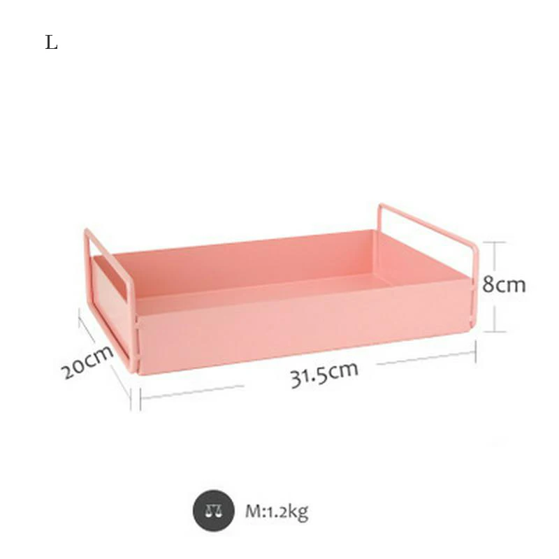 Скандинавский минималистичный домашний поднос для хранения послеобеденного чая, Косметический Настольный кованый поднос, органайзер для свадебного десерта - Цвет: 6