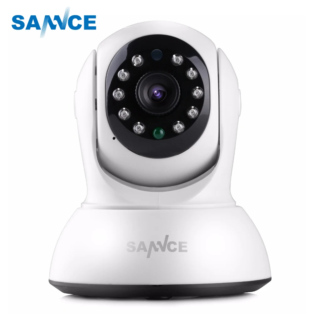 SANNCE Mini HD 720P font b Wireless b font IP Camera Smart WiFi Security Camera P2P