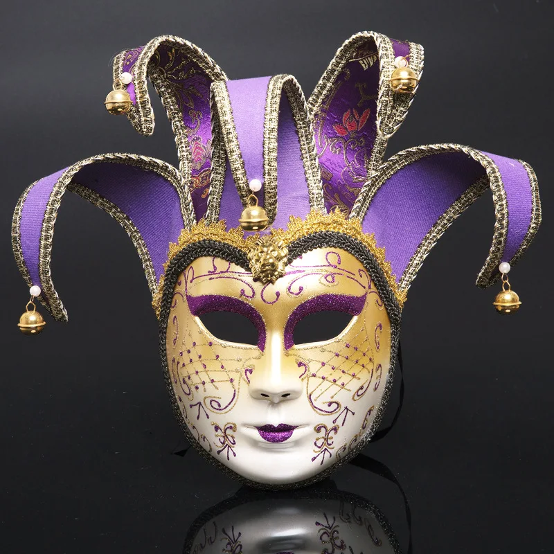 Cosplay Glamour Fashion Halloween Ball Party Mask Christmas Creative Venetian Makeup Performance Mask Shiny Gold Powder Mask
