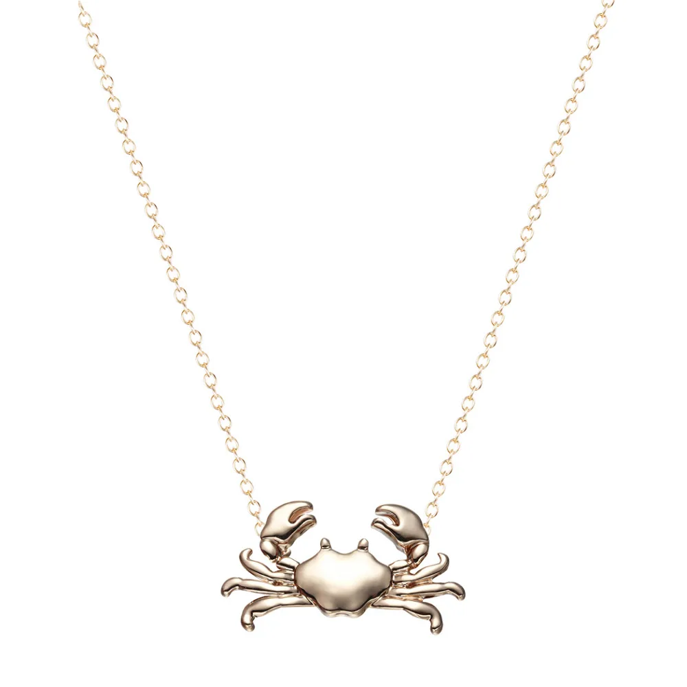 

Kinitial 10Pcs Silver Gold Cute Maryland Crab Pendant Necklace Cancer Zodiac Necklace & Pendant Horoscope Sign On 16'' Chain