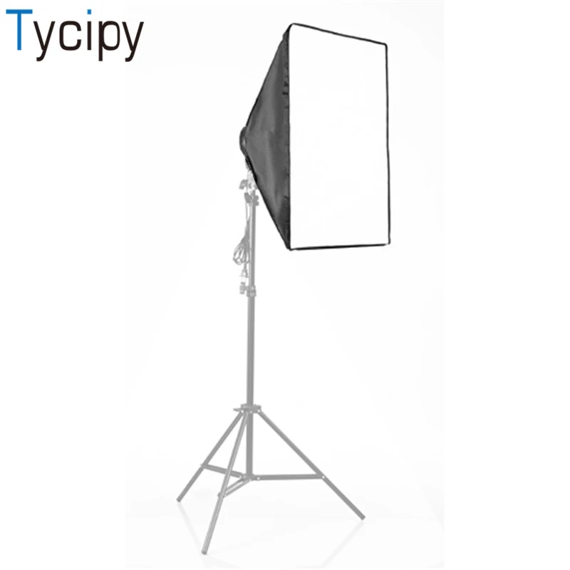 Tycipy 50x70 см E27 четыре лампы для фотографии софтбокс светильник ing аксессуары для фото видео Студийный светильник рассеиватель софтбокс