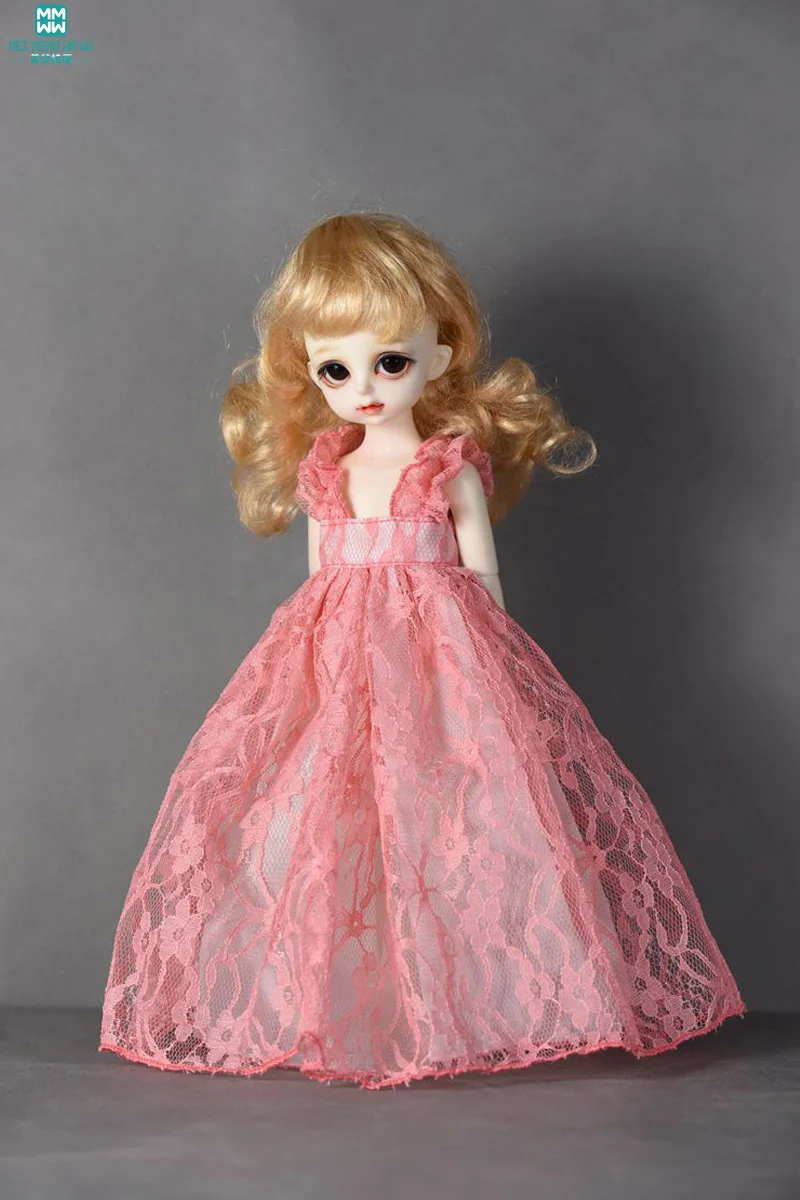 

Fashion Pink Princess Dress Clothes for dolls fits 27cm-30cm 1/6 BJD dolls Accessories