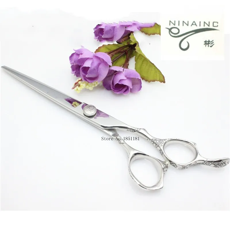 

Free shipping 5.5 6.0 6.5 7.0 " inch "NINAINC" salon products High quality hairdressing scissors