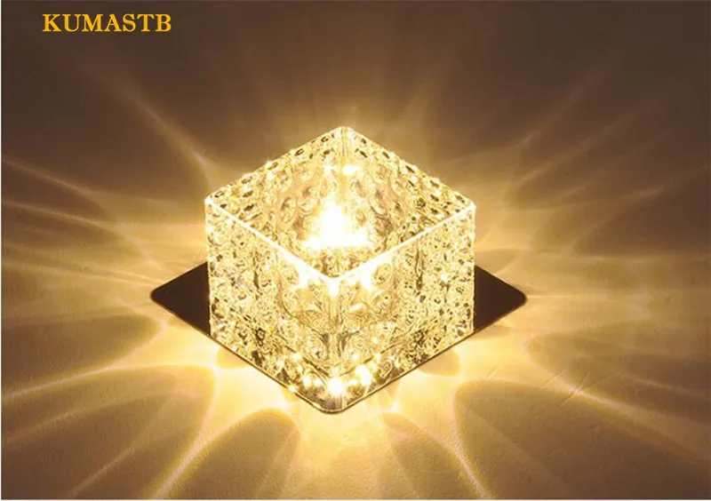 Square Crystal Ceiling Lamp 17