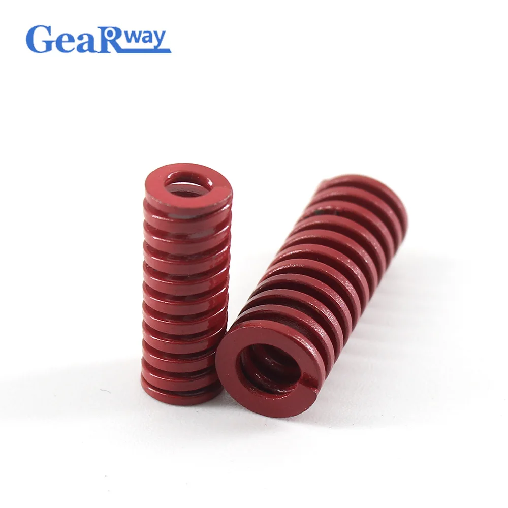 Удлиненная Красная пружина Gearway 38% коэффициент сжатия формы TM18x60/18x6 5/18x7 0/18x9 5/18x100